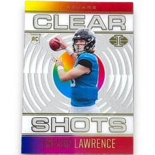2021 Panini Illusions Football Clear Shots #CS-16 Trevor Lawrence (RC)