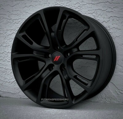 MATTE BLACK SRT8 SPIDER MONKEY WHEELS  20x9'' FITS 2011-2026  DODGE DURANGO