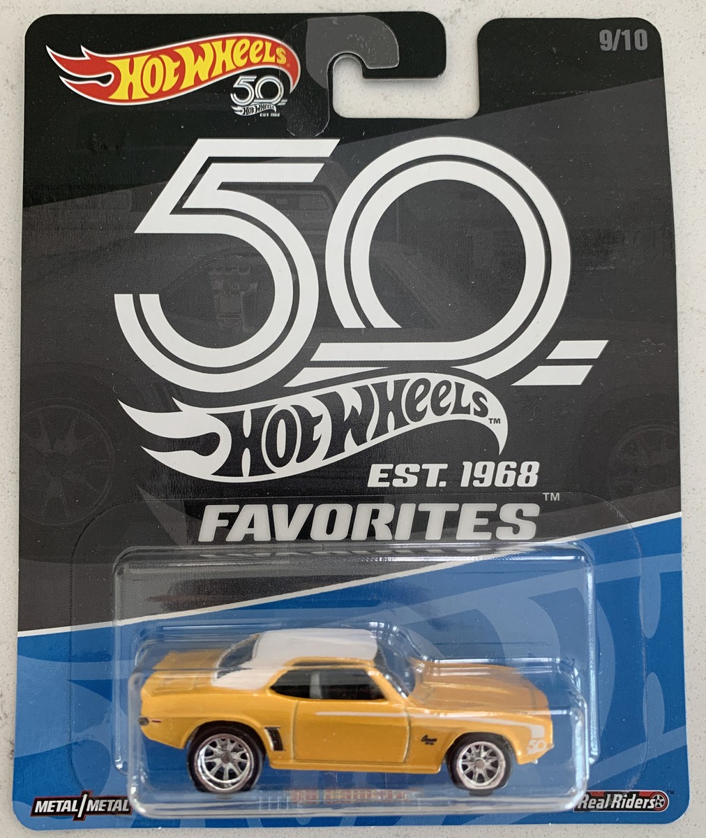 Hot Wheels Favor '69 Chevy Camaro 50th Anniversary Die Cast 1:64