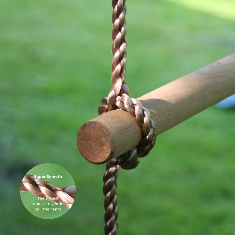Large Rope Ladder Swing 6 Hardwood Rungs for Climbing frame - Image 4 of 4