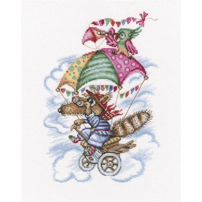 Kit Point De Croix RTO – Pinces M614, 40x20,5 Cm, Toile Aida 14ct, Neuf