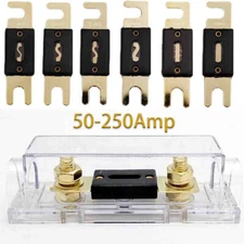 ANL Fuse Holder & Inline Distribution Block Car Audio Stereo Amp Install 12V