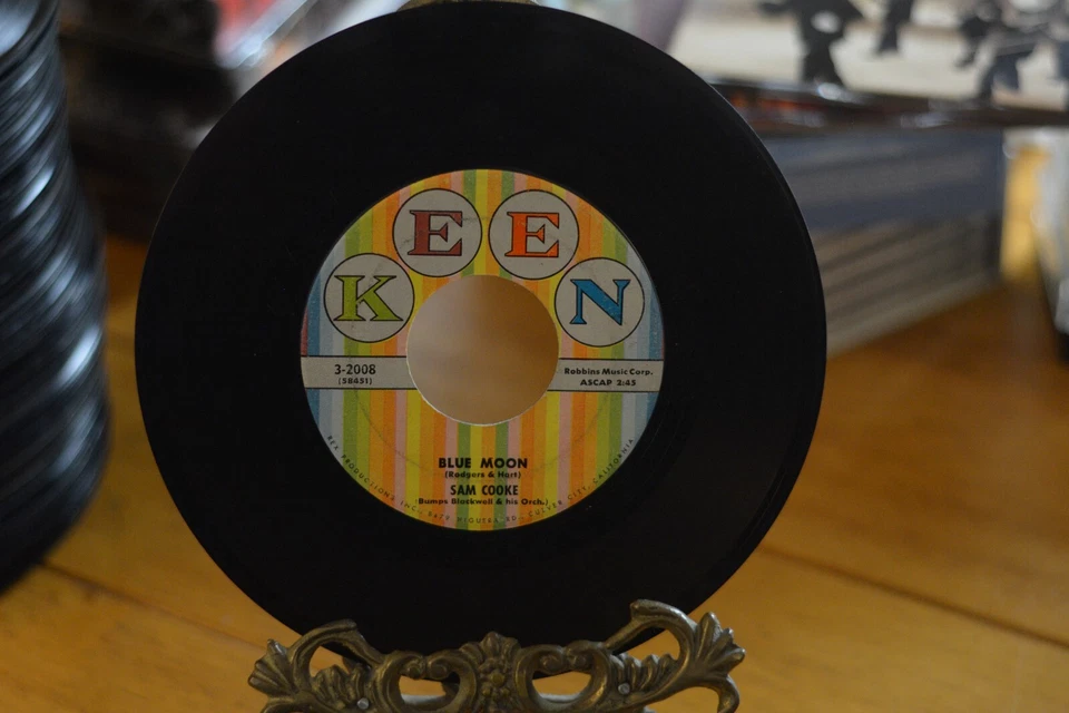 SAM COOKE 45RPM 7" RECORD "LOVE YOU MOST OF ALL" KEEN (3-2008) f22-216 Foto 2 de 4