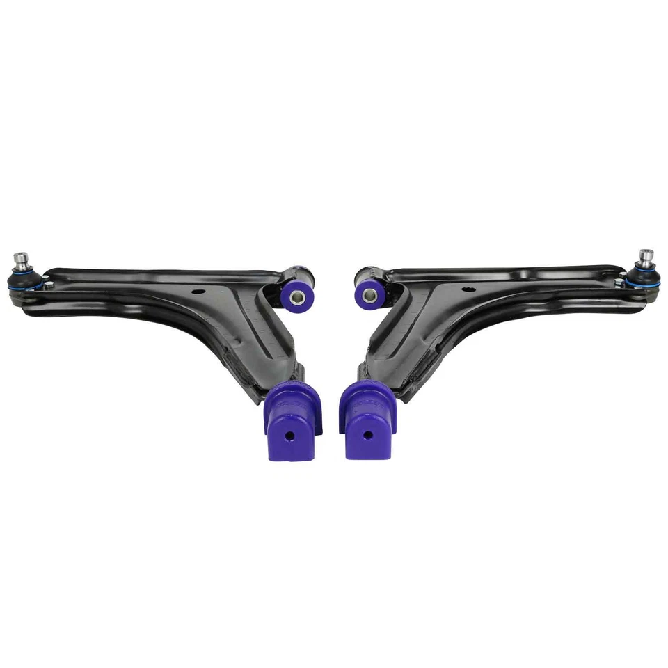 2 bracci trasversali completi con boccole Powerflex in PU pressati per VW Golf I / Jetta I - Immagine 2 di 2