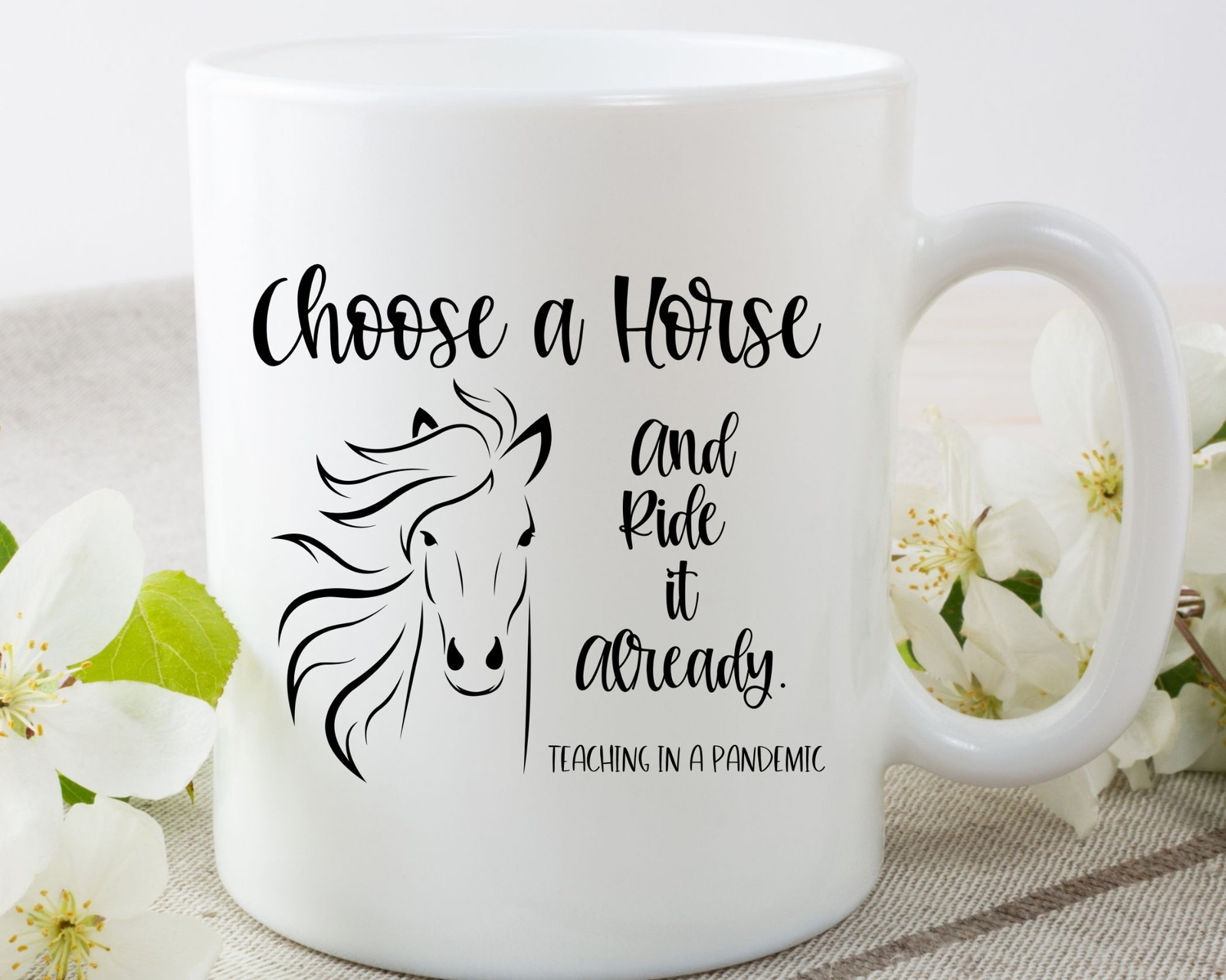 Sarcastic Teacher Mug for Decision Fatigue During Pandemic 2021