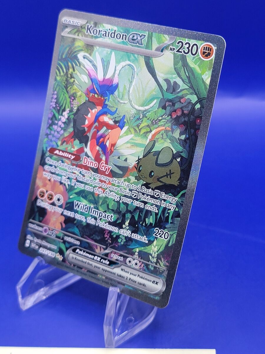 Pokemon - Koraidon ex 247/198 - Scarlet & Violet - Special Illustrator Rare  - Holo Full Art