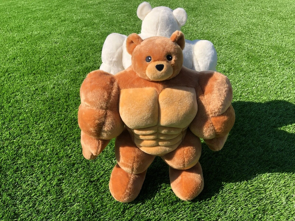 MUSCLE TEDDY BEARS THINK IKEA ADVERT SEE LINK IN DESCRIPTION - Image 3 of 4