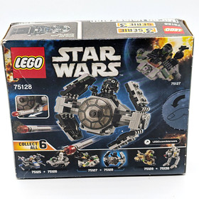 LEGO Star Wars Set 75128 TIE Advanced Prototype Building Toy SEALED RETIRED Box