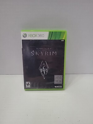 The Elder Scrolls V: Skyrim - Xbox 360 - Video Game - Bethesda 2011 ...
