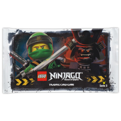 LEGO  Ninjago Sammelkarten Serie 3 - 1 Booster-Packung mit 5 Sammelkarten OvP