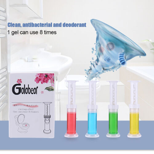 Toilet Deodorant Bathroom Spray Air Freshener Bowl Gel Cleaner Flowers New