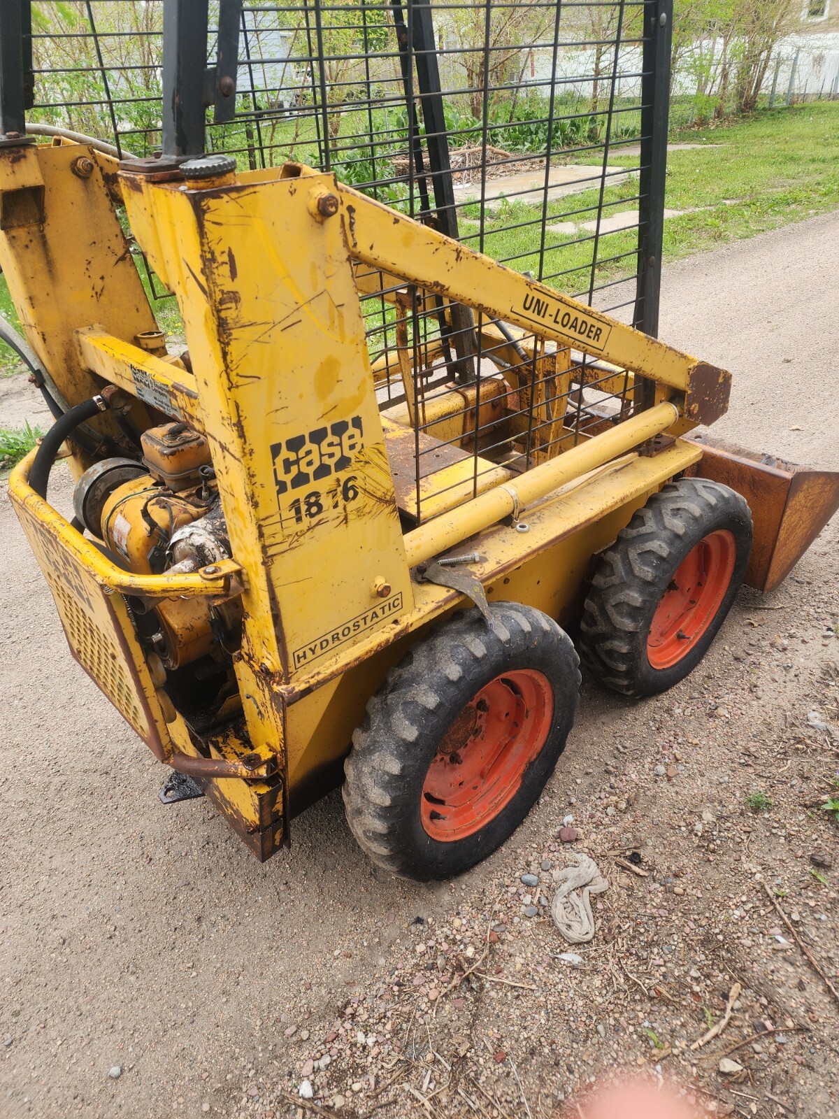 case 1816 mini skid steer skidloader skidsteer loader bucket tractor eBay