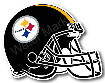 Pittsburgh Steelers Helmet Only Vinyl Decal Sticker 12 Size Car Truck Window