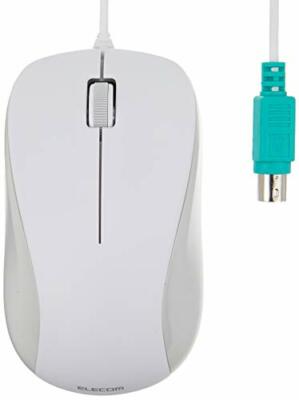 Optische Maus Elecom PS2 weiß 3 Tasten ROHS Richtlinie konform NEU