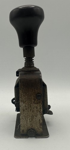 Vintage Roberts Numbering Machine Model 49 Brooklyn N Y Working Condition - Picture 2 of 6