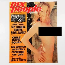 Pix People October 19 1972 Marie Tyler Mickey Spillane UFOs Jacqueline Bisset VG