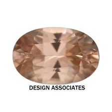 4X3 MM OVAL CUT CHAMPAGNE  ZIRCON ALL NATURAL AAA (168216)