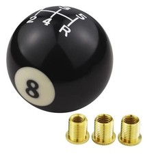 5 Speed Shifter Knob 8 Ball Manual Shift Knobs Gear Lever Handle Car Black