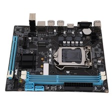 H61 Motherboard for LGA1155 Socket, DDR3, M.2 NVMe/NGFF, 6 USB2.0 Ports,...