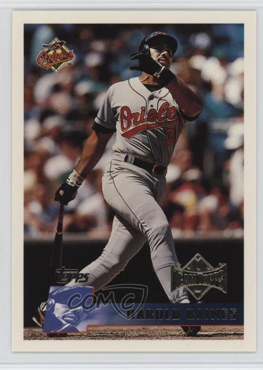 1996 Topps Team Topps Wal-Mart Baltimore Orioles Harold Baines #357 HOF 04ys