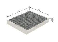 BOSCH Filter, Innenraumluft 1 987 435 575 für OPEL CADILLAC CHEVROLET