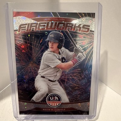 2026 Panini Stars & Stripes Prizm Kevin McGonigle Rookie Fireworks Disco #5 USA