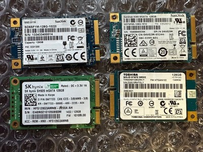 128GB mSATA SSD - Markenmodelle (Samsung/Kingston/Crucial etc.)   Getestet