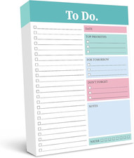 New 300-Sheet Daily To-Do List Notepad, 6x8" Task Planner, Fast Shipping