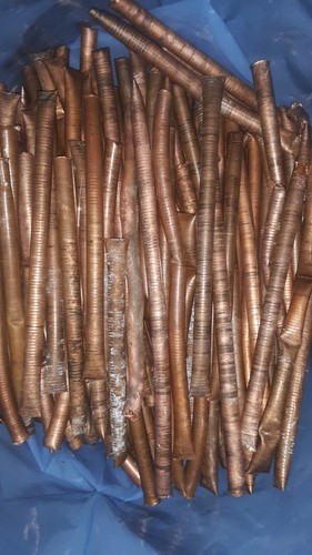 5 pounds scrap thin-wall copper tubing for casting, crafting, etc. 