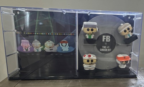 Funko Wall-Mounted Pop Display Case Clear/Black Plastic w/ South Park Insert