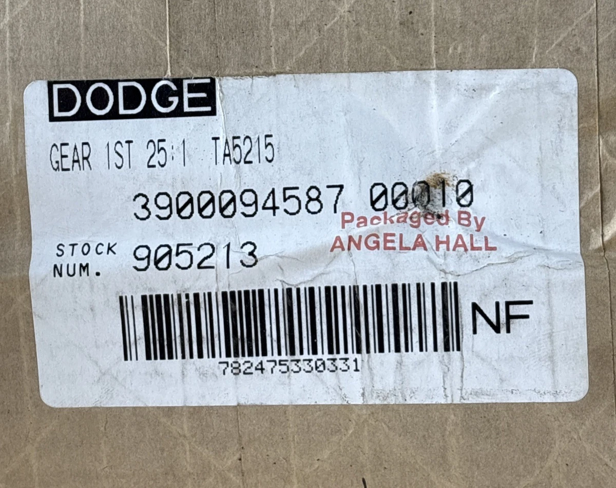 Dodge 905213 First Stage Gear 25:1 TA5215 Torque-Arm II 67T OEM photo 5