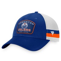 Edmonton Oilers Nhl Fanatics Fundamental Trucker Cap Blau