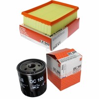 Mahle / Knecht Set Filterpaket Luftfilter LX 642 ÖLfilter OC 100