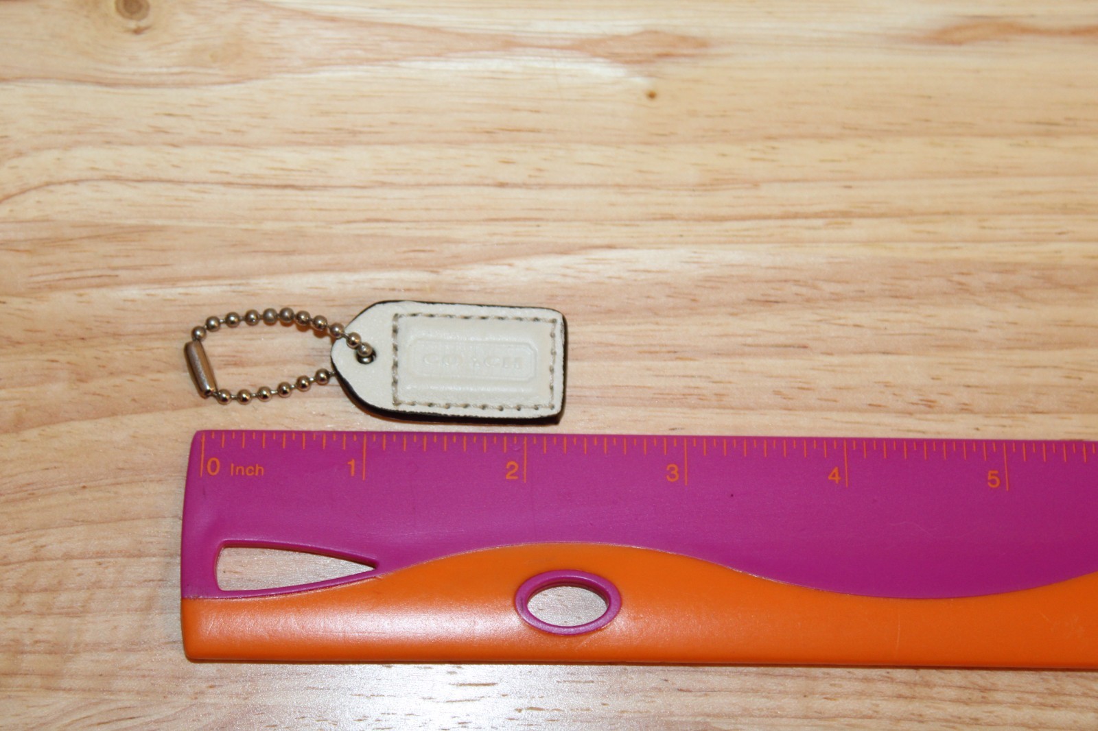 COACH Tiny White Leather Replacement Handbag Hang… - image 3