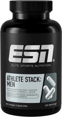 ESN Athlete Stack Men-210 vegane Kapseln (187,63 EUR/kg)