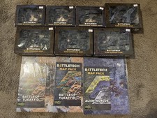 Battletech Miniature Lot WITH Maps - Catalyst Games