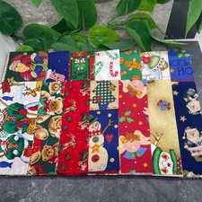 28 PC 14 Designs-2.5x10" Strips 2 Each Christmas Fabric Free Ship CS1546