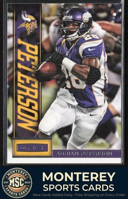 Adrian Peterson 2013 Panini Rookies & Stars #57 Minnesota Vikings