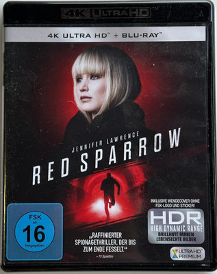Red Sparrow | Blu-ray + 4K Ultra HD | Audio DE/EN/FR/IT/ES | Zone BC