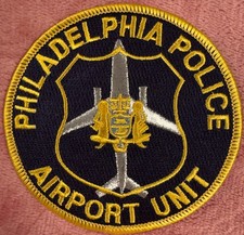 Vintage Philadelphia PA Police Airport Unit Patch Unsewn Vintage