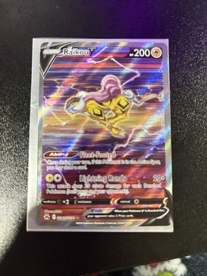 Pokémon TCG Raikou v Crown Zenith: Galarian Gallery Holo Ultra Rare Card #GG41