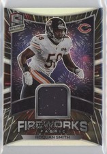 2020 Panini Spectra Fireworks Fabric Hyper Prizm /50 Roquan Smith #19 0w94