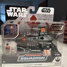 Star Wars Micro Galaxy Squadron Poe Dameron's T-70 X-Wing 0062 Series 3 New