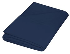 Twin Flat Sheet Only 1 Pack Durable Navy Top Bed Sheets Hypoallergenic 66x96