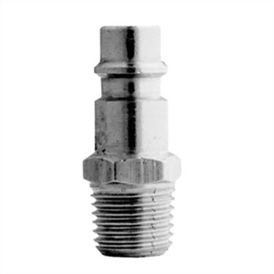 Milton 760-1 Milton Industries HI-Flo V-Style 1/4'' MNPT Steel Plug