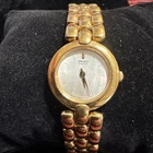 Vintage Seiko Women's Watch Pearl Face Gold Band Model 1N00-OD79 VTG Rare