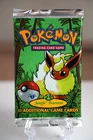 Pokemon 1999 Jungle 1st Edition Booster Pack Flareon Vintage WOTC Sealed