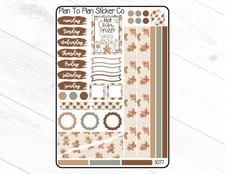 5077 Winter Cocoa Journaling Kit Planner Stickers.