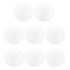 8 Pack Biconcave Lens, 5cm Dia. -15cm Focal Length Glass Lens, Clear