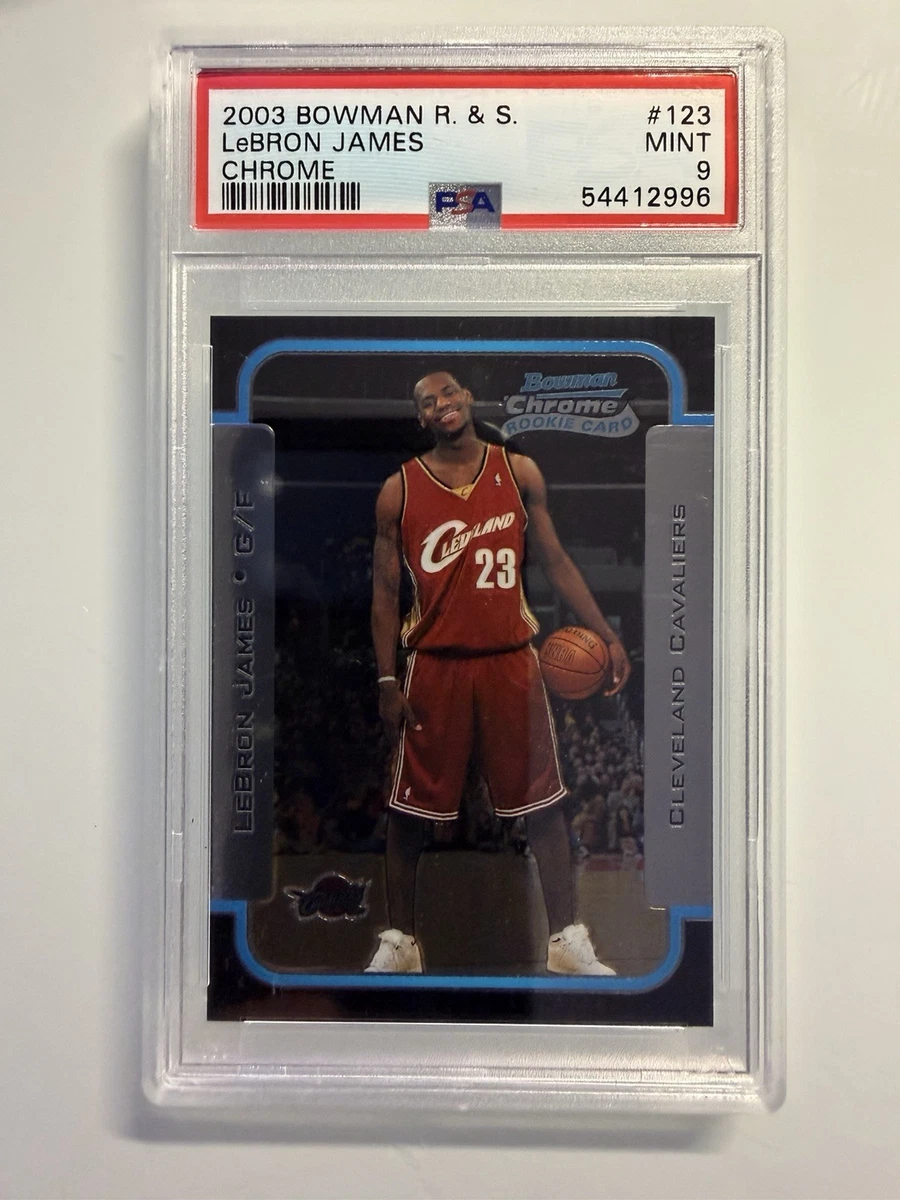 Bowman LeBron James Basketball Cleveland Cavaliers Sports Trading